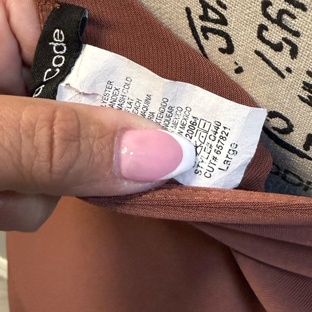 Mind Code One Shoulder Brown Dress - image 4